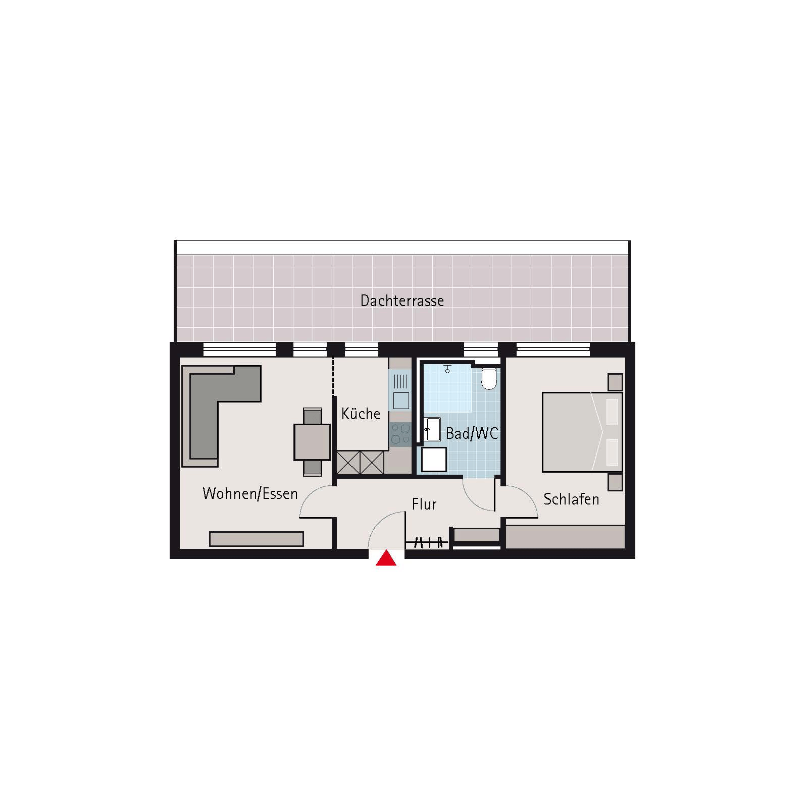 Haus B und C - Grundriss Typ H